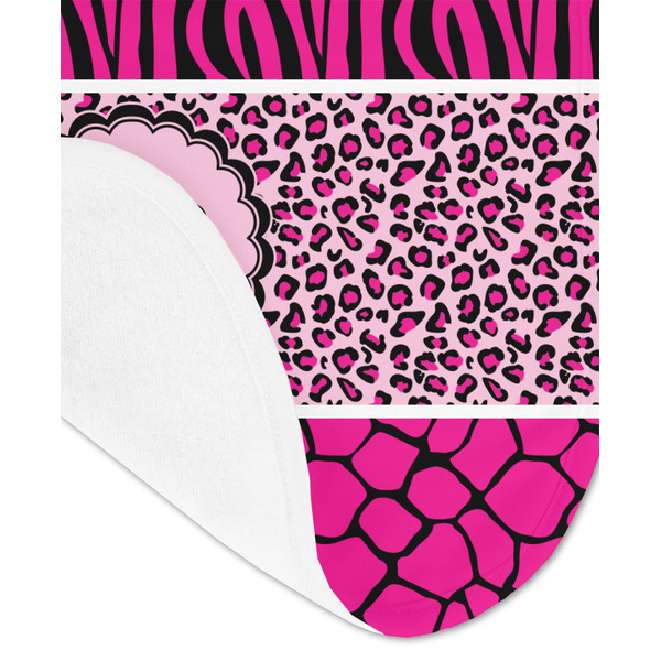 Triple Animal Print Baby Bib - AFT detail