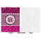 Triple Animal Print Baby Blanket (Single Side - Printed Front, White Back)