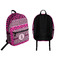 Triple Animal Print Backpack front and back - Apvl