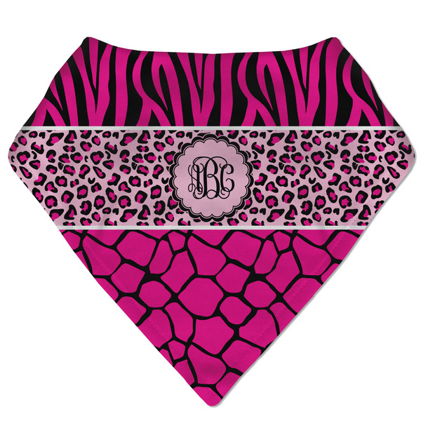 Custom Triple Animal Print Bandana Bib (Personalized)