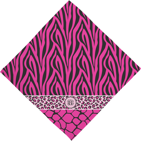 Triple Animal Print Bandana - Full View