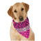 Triple Animal Print Dog Bandana Scarf w/ Monogram