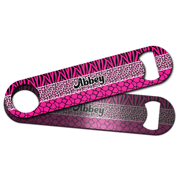 Triple Animal Print Bar Bottle Opener - Main