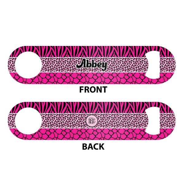 Triple Animal Print Bar Bottle Opener - White - Approval