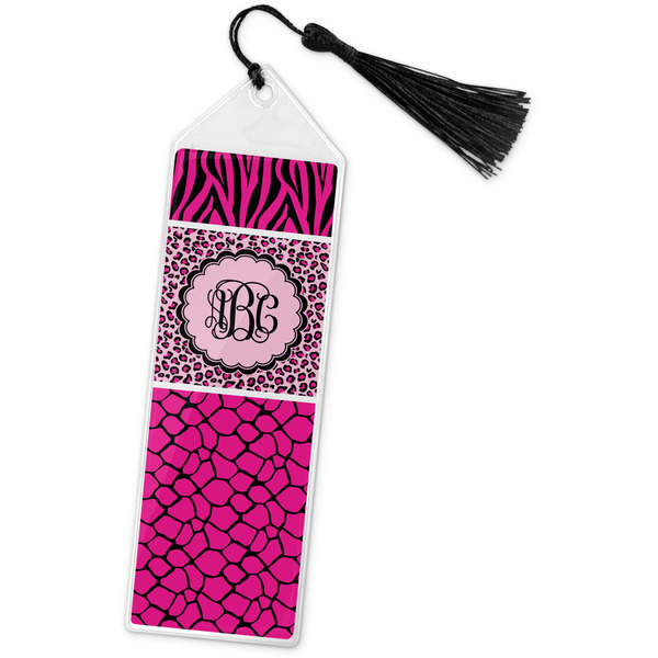 Custom Triple Animal Print Book Mark w/Tassel (Personalized)