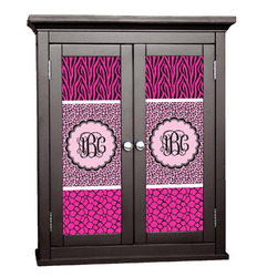 Triple Animal Print Cabinet Decal - Large (Personalized)