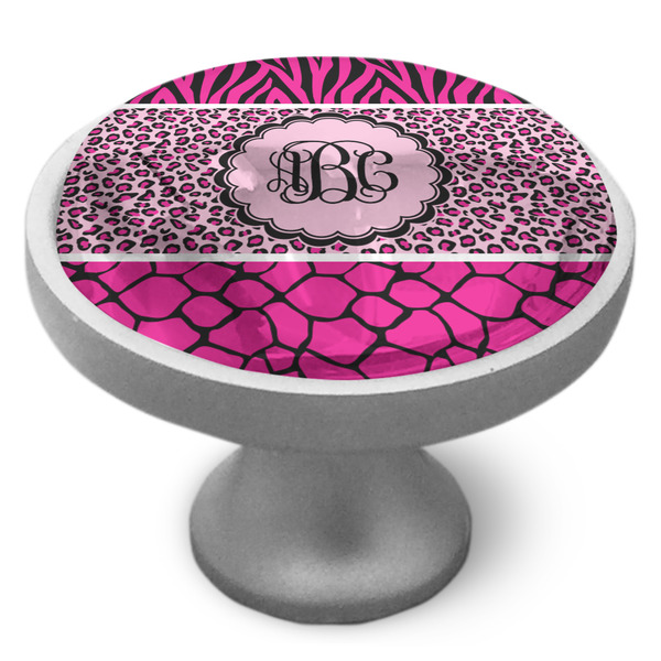 Custom Triple Animal Print Cabinet Knob (Personalized)