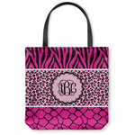 Triple Animal Print Canvas Tote Bag (Personalized)