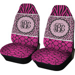 Triple Animal Print Car Seat Covers (Set of Two) (Personalized)