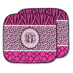 Triple Animal Print Car Sun Shade - Two Piece (Personalized)