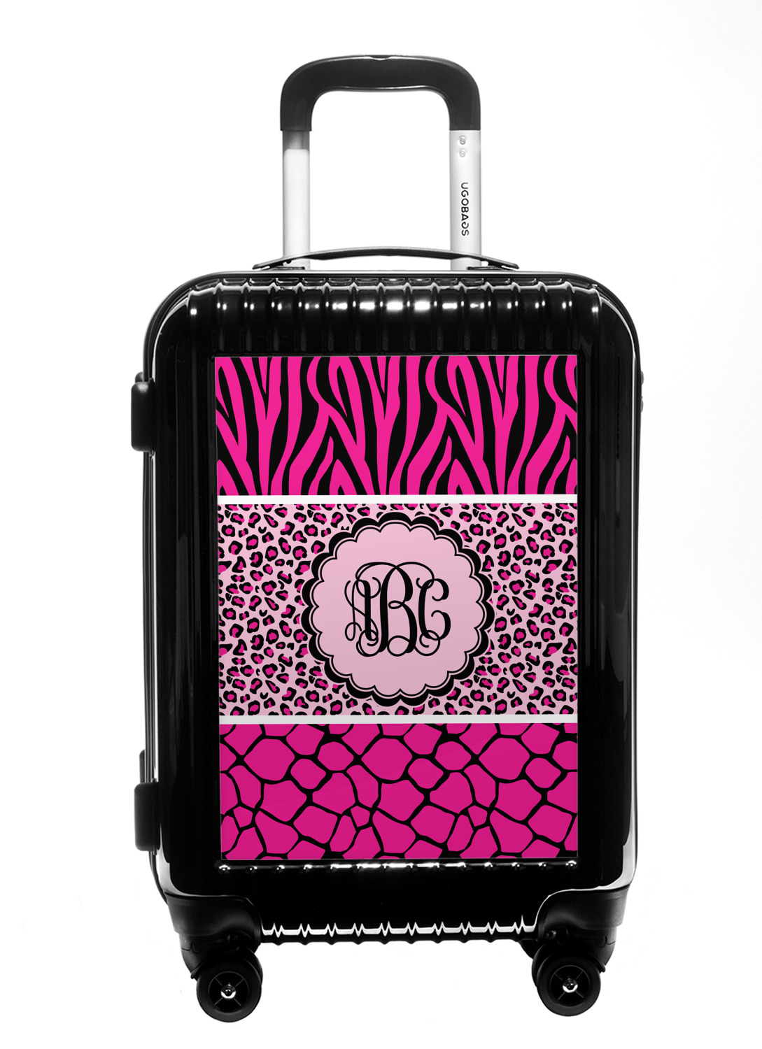 Triple Animal Print Carry On Hard Shell 