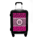 Triple Animal Print Carry On Hard Shell Suitcase (Personalized)