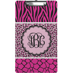 Triple Animal Print Clipboard (Legal Size) (Personalized)