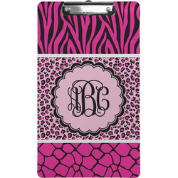 Triple Animal Print Clipboard (Legal Size) (Personalized)