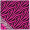 Triple Animal Print Cloth Napkins - Personalized Dinner (Full Open)