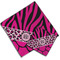 Triple Animal Print Cloth Napkins - Personalized Lunch & Dinner (PARENT MAIN)
