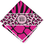 Triple Animal Print Cloth Napkin w/ Monogram