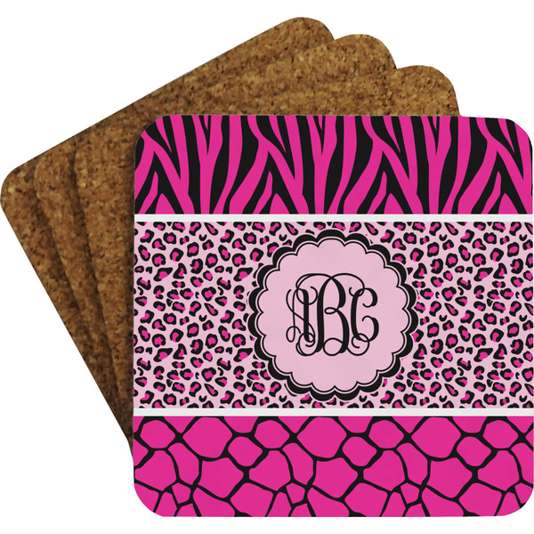 Triple Animal Print Coaster Set (Personalized)