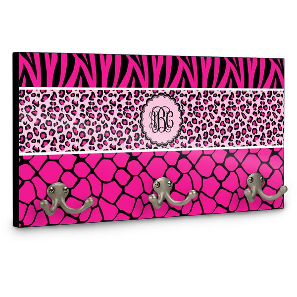 Triple Animal Print Coat Hanger Main