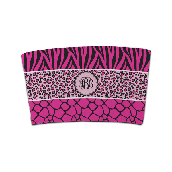 Custom Triple Animal Print Coffee Cup Sleeve (Personalized)