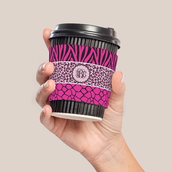 Triple Animal Print Coffee Cup Sleeve - LIFESTYLE