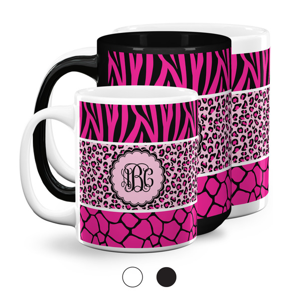 Triple Animal Print Coffee Mugs Main