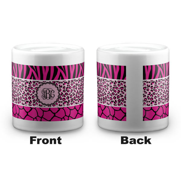 Triple Animal Print Coin Bank - Apvl