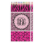 Triple Animal Print Colored Pencils (Personalized)