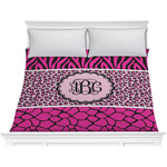 Triple Animal Print Comforter - King (Personalized)