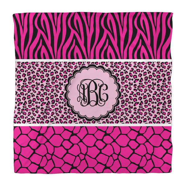 Triple Animal Print Comforter - Queen - Front