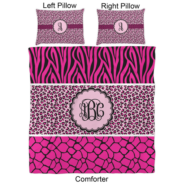 Triple Animal Print Comforter Set - Queen - Approval