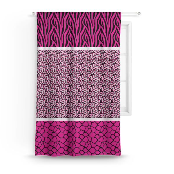 Custom Triple Animal Print Curtain - 50"x84" Panel
