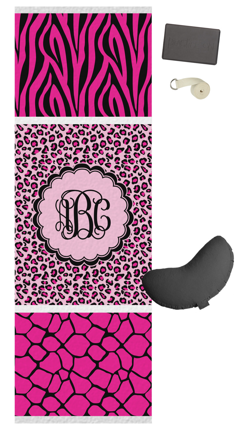 Triple Animal Print Yoga Mat (Personalized) YouCustomizeIt