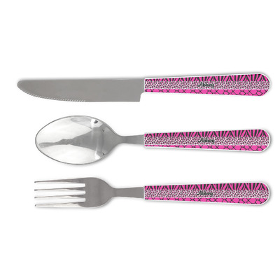 Custom Triple Animal Print Cutlery Set (Personalized)