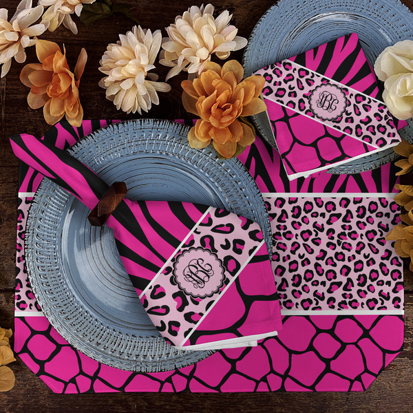 Triple Animal Print Dining Set