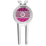 Triple Animal Print Golf Divot Tool & Ball Marker (Personalized)