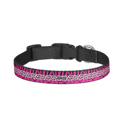 Triple Animal Print Dog Collar - Large (Personalized)