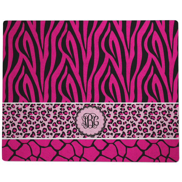 Triple Animal Print Dog Food Mat - Large without Bowls