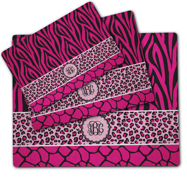 Triple Animal Print Dog Food Mat - MAIN (sm, med, lrg)