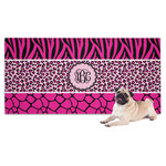 Triple Animal Print Dog Towel (Personalized)