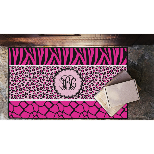 Triple Animal Print Door Mat - LIFESTYLE (Lrg)