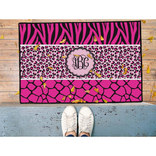 Triple Animal Print Door Mat - LIFESTYLE (Med)
