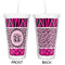 Triple Animal Print Double Wall Tumbler with Straw - Approval