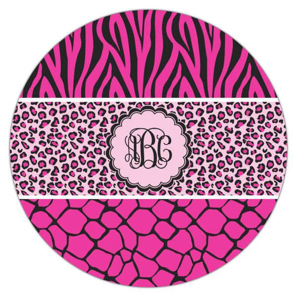 Triple Animal Print Drink Topper - Medium - Single