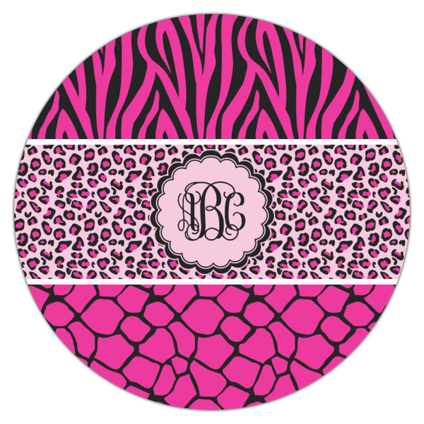 Triple Animal Print Drink Topper - Small - Single