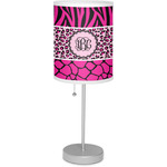 Triple Animal Print 7" Drum Lamp with Shade (Personalized)