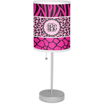 Triple Animal Print Lamp with Drum Shade (Personalized)