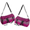Triple Animal Print Duffle bag small front and back sides