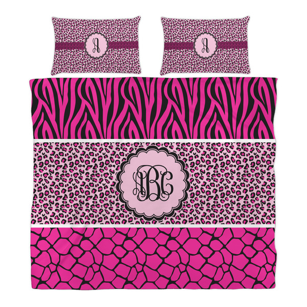 Triple Animal Print Duvet Cover Set - King - Alt Approval