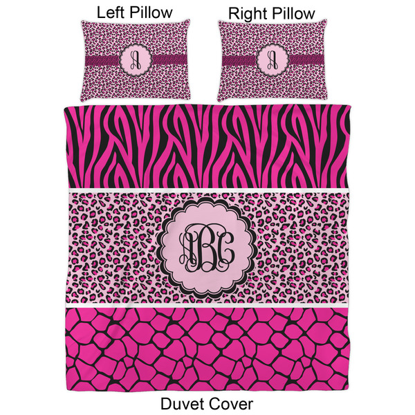 Triple Animal Print Duvet Cover Set - Queen - Approval